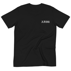 AMDG Black Embroidered - 100% Certified Organic Cotton